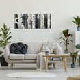 thumbnail image 2 of Stupell Industries Modern Busy Abstraction Grey Beige Black Messy Stripes, 20 x 48, Designed by Max Hansen, 2 of 6