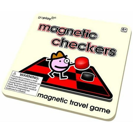 checkers toysmith magnetic play travel game