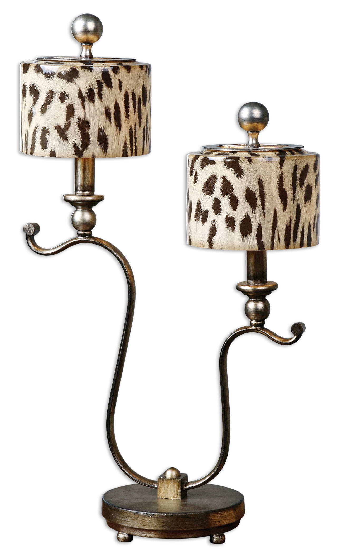 leopard print table lamp