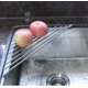 thumbnail image 5 of Rejilla para secar platos de acero inoxidable SUS304, escurridor de esquina para fregadero, escurridor de cocina, escurridor de esquina para fregadero (gris), 5 of 8