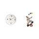 thumbnail image 1 of Reloj de pared decorativo moderno con números , silencioso (sin tictac), figura de payaso, ideal para la decoración del hogar, la oficina, el e, 1 of 8