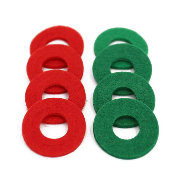 UTSAUTO Borne de Batterie Anti-Corrosion Rondelles Fibre 8 Pcs Protecteur de Borne de Batterie (4 Rouge et 4 Vert)