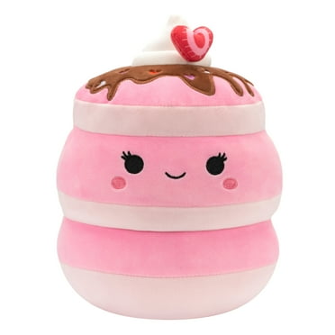 Squishmallows Original 8 inch Shelly The Pink Strawberry Pancakes - Child's Ultra Soft Plush Toy