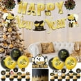 thumbnail image 5 of 2025 Year Theme Party Decoration Happy Year Year Flag Plque Rose Set, 5 of 5
