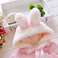 thumbnail image 3 of Girls Winter Warm Ear Hooded Faux Fur Fleece Jacket Coats, 3 of 3