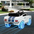 thumbnail image 4 of 12V Licensed Shelby Ride-On Car with Remote Control, LED Lights & Music for girls and boys, 4 of 8