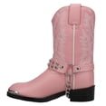 thumbnail image 2 of Lil' Durango® Little Kid Pink Rhinestone Western Boot, 2 of 4