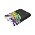 thumbnail image 6 of ZICANCN Throw Blanket Psychedelic Funky Hippy Girl , Couch Ultra Soft Micro Fleece Sofa Bed Camping Travel Blanket for Adults, 40"x30", 6 of 8