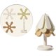 thumbnail image 1 of Salvamanteles YZhouD para platos calientes, juego de salvamanteles con forma de árbol para ollas calientes, almohadillas plegables resistentes al calor para teteras, sartenes, cuencos y mesas de, 1 of 8