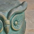 thumbnail image 4 of Noble House Pratchett Outdoor 12.5" Stone Garden Stool in Copper Patina Green, 4 of 7