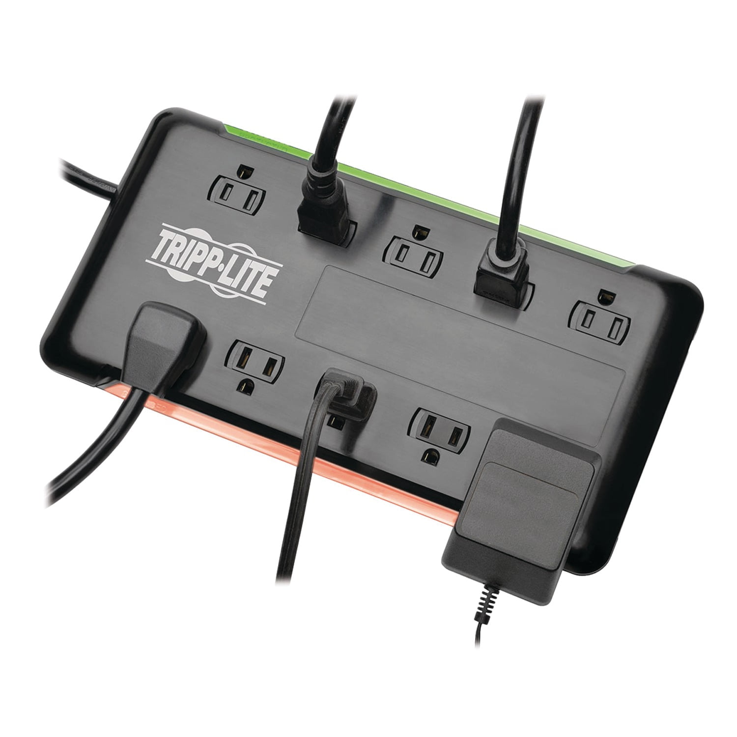 Tripp Lite by Eaton 10-AC Outlet 2,880-Joules Protect It! Surge Protector Power Strip with Sliding Covers, 6-Ft. Cord, TLP1006B