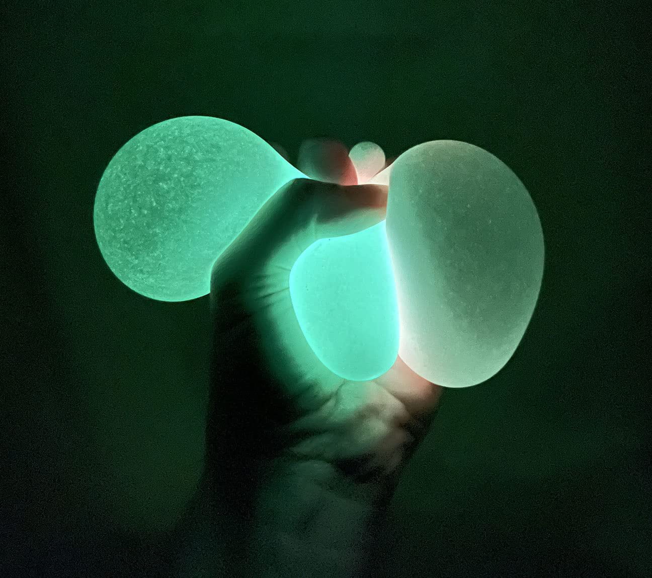 Squish Sticky Glow in The Dark Orbs, 2 Packs with 3 Balls Each, Glowin ·  Art Creativity