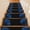 Blue, variant on Stair Treads Non Slip Indoor for Wooden Steps, Blue Rose 15 Pcs Stair Mats for Kids Elders Dogs, 8 x 30 Inch Vintage Abstract Garden Flower Floral Black Carpet Treads Runner Rugs for Staircase