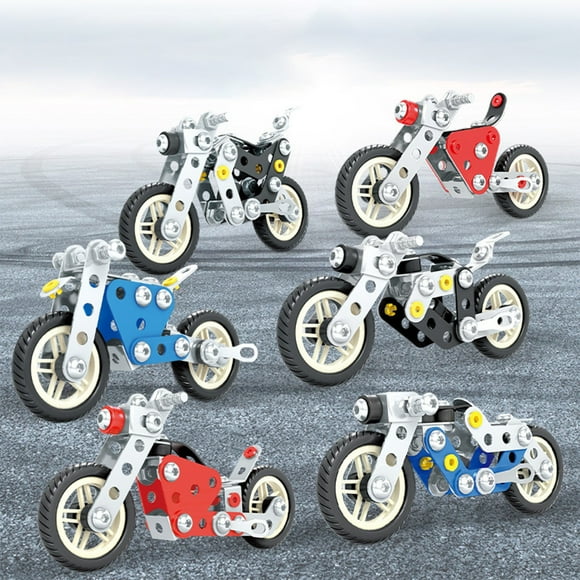 TIMIFIS Assembly Cars Metal Assembled Engineering Vehicle Screw Tightening Toy Model Building Blocks for Children Military Ship Gift Education