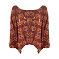 thumbnail image 4 of Womens Pullover Sweaters Crochet Cat Pumpkin Ghost Graphic Oversized Knit Pullover Cozy Fall Sweater Pullover Sweaters for Women, 4 of 4