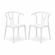 thumbnail image 1 of Set 2 Sillas Ezra Polipropileno Exterior Comedor Amobelli, 1 of 4