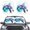 Turtle Bubble, variant on Bulopur Turtle Floral Car Sun Shade Windshield Prevent UV Rays Sun Protector for Car Windshield Easy to Store Front Window Sunshade Sun Visor Protector for Most Vans SUVs Trucks