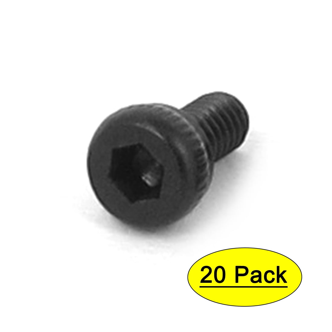 M2 x 4mm 12.9 Alloy Steel Machine Bolt Hex Socket Head Cap Screws Black