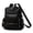 Black, variant on PRIYAL Women's Synthetic Backpack Lightweight Large Capacity Travel Vacation Bag with Adjustable Straps, Multiple Compartments, Zipper Closure, Casual Style for Commuting, Work, and Everyday Use