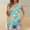 Mint Green, variant on Women's Tank Tops Under $10 Free Shipping Lightweight On Sale Fashionable Printed V-Neck Sleeveless Top