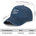 thumbnail image 5 of Women's Pool Hair Don't Care Hat for Men Women, Adjustable Vintage Distressed Washed Baseball Cap for Dad Mom, 5 of 8