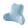 thumbnail image 2 of Almohada de apoyo lumbar Cojín de respaldo de silla transpirable Accesorios de cojín de apoyo Azul, 2 of 8