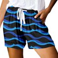 thumbnail image 2 of Beach Shorts for Women Summer Casual Lightweight Relaxed Fit Elastic High Waist Athletic Shorts with Pockets, 2 of 5