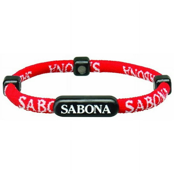 Sabona 18260 Athletic Bracelet, Red - Small & Medium