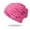 Hot Pink, variant on Baseball Caps Womens Pullover Caps Ladies Knitted Hats Open Cotton Pile Caps Ear Guards Warm Caps Mens Navy