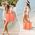thumbnail image 4 of Strip Mesh Beach Tote Bags,Causal Pool Bags for Swimming Picnic Vacation Essentials, 4 of 7