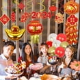 thumbnail image 4 of Chinese New Year Decoration 2024 Year of the Rabbit 2024 Decorations Chinese New Year Backdrop Balloon Hanging Swirl For Chinese Lunar New Year Party Happy New Year Spring Festival Party Supplies, 4 of 6