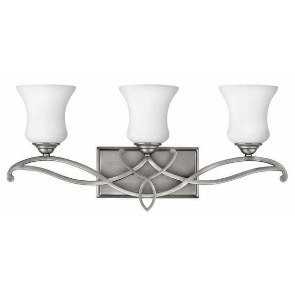 3 Light Bathroom Vanity in Traditional-Coastal Style 24 inches Wide By 10.75 inches High-Antique Nickel Finish Bailey Street Home 81-Bel-3004226