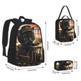 thumbnail image 2 of Balery Adorable Kitten On Mini Train Mochila escolar 3 en 1 para niños: mochila resistente con lonchera térmica y estuche para lápices. Mochila escolar para niños y niñas., 2 of 7