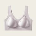 thumbnail image 2 of AINIYS Cleavage Bra Seamless Soft Cup Bra Wireless Bralette Secure Fit Bra for Women Lightweight T-Shirt Bra Breathable Everyday Bras Lift and Support Push-Up Bra Purple M, 2 of 5