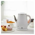 thumbnail image 2 of White electric kettle, electric kettle, 304 stainless steel kettle, household insulation, kettle, teapot, 2 of 5