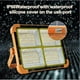 thumbnail image 4 of Reflector LED Recargable Luz de Trabajo Linterna Portátil con Panel Solar, Lámpara Recargable USB de 12000 mAh, para Camping, Sitio de Construcción, Garaje, Trabajo, 4 of 5