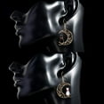 thumbnail image 2 of Boucles d'Oreilles Chat Mignon Lune Cadeau Bijoux Fille, 2 of 4