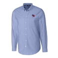 thumbnail image 2 of Men's Cutter & Buck  Blue Buffalo Bisons Big & Tall Oxford Stretch Long Sleeve Button-Down Dress Shirt, 2 of 3
