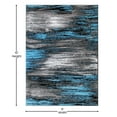 thumbnail image 5 of Masada Rugs Modern Contemporary Area Rug, Blue Grey Black (8 Feet X 10 Feet), 5 of 6