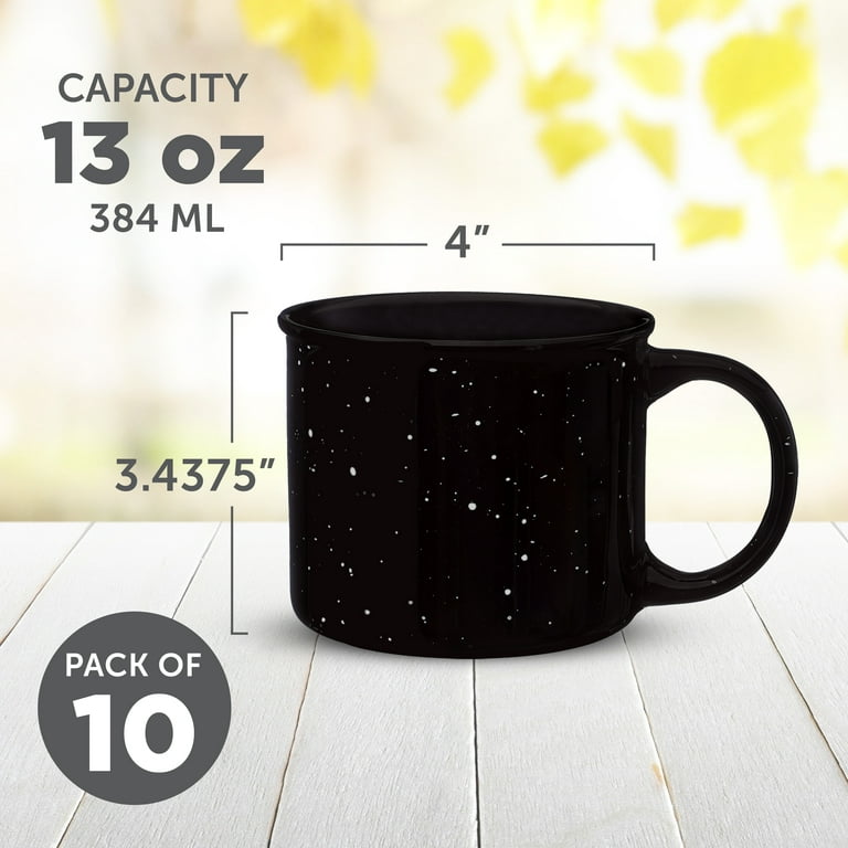 S'More Mug- Bulk Custom Printed 14oz Ceramic Speckled Glaze Camp Mug -  Campfire Premiums