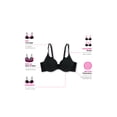 thumbnail image 5 of Maidenform Women's Comfort Devotion Dreamwire Back Smoothing Full Coverage Bra - Style DM0070, 5 of 6
