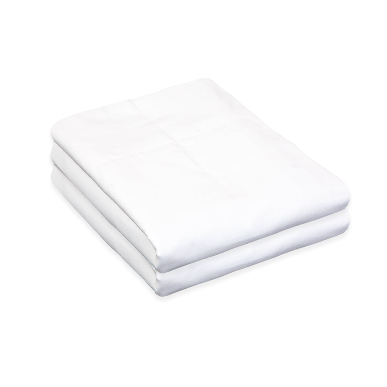 2 new white king size hotel pillowcases 20x40 t180 threadcount 100% cotton 
