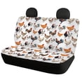 thumbnail image 2 of Pzuqiu Car Seat Protector Cushion, Compatible with Front Seat Automotive Seats, Car Seat Covers Full Set for Sedans Cars Easy to Install, Rooster, 2 of 10