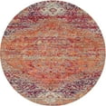 thumbnail image 1 of Ahgly Company Indoor Round Contemporary Light Copper Gold Abstract Area Rugs, 7' Round, 1 of 6