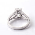 thumbnail image 4 of Split Shank jewels 2.25CT Emerald Moissanite Split Shank Engagement Ring For Women, 14K Yellow Gold, 4 of 8