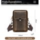 thumbnail image 5 of Bolso bandolera de cuero para teléfono celular, funda con clip para cinturón, funda para teléfono celular, funda para teléfono celular, funda para la cintura, compatible con iPhone de 7,7, 5 of 8