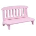 thumbnail image 3 of Milisten Mini Wooden Settee Model Creative Photo Props Vintage Room Layout Adorable Home Chair Ornament (Pink), 3 of 5