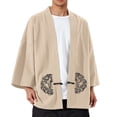 thumbnail image 5 of Hanbok Cardigan Embroidery Plate Buckle Robe Sunscreen Jacket Casual Plus Size Men's Tops, 5 of 6