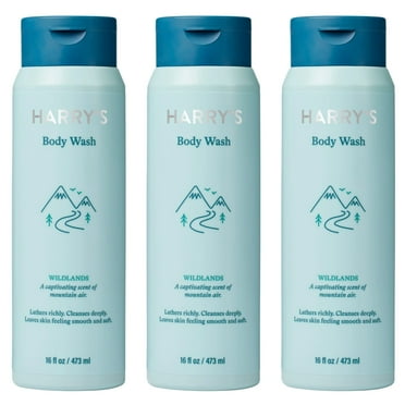 Harry's Men's Body Wash Shower Gel - Wildlands, 16 Fl Oz (Pack of 3)