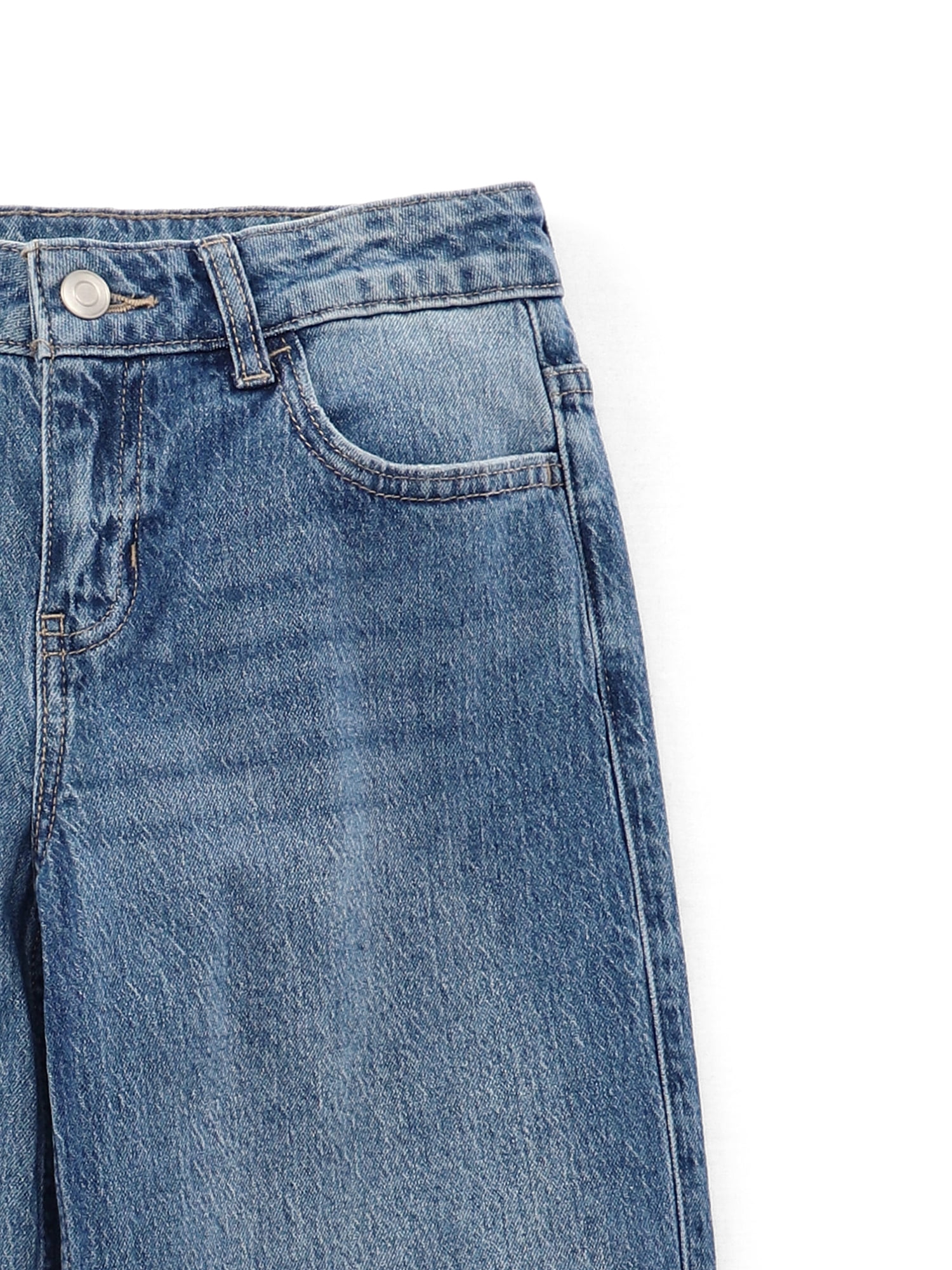 Weekend Academy Girls Cuffed Hem Jeans, Sizes 5-18